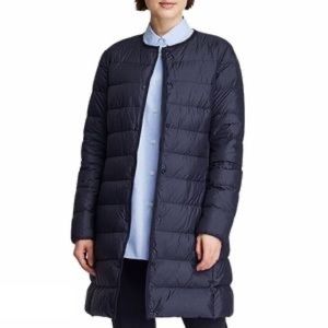 Uniqlo ultra light down compact coat in black